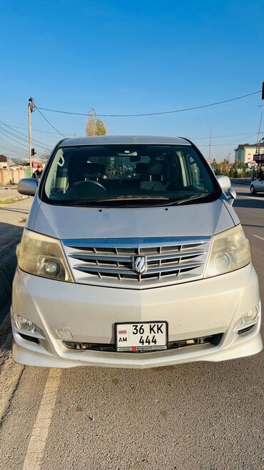 мотор на степвагон: Toyota Alphard (первое поколение), серебристый минивэн. Кузов и