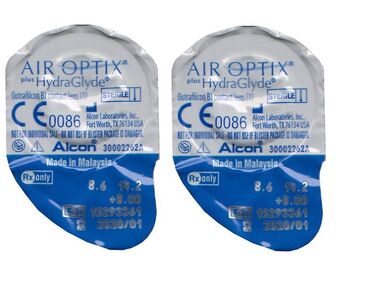 optik linzalar: Air Optix HydraGlyde kontakt linzadan istifadə zamanı onun daim nəm