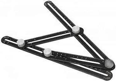 Ostali merni alati: Podesivi šablon – višenamenska uglomer/lenjir (Multi‑Angle Ruler) - — 16