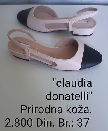 Baletanke: Claudia Donatelli ženske kožne baletanke/slingback - Materijal — 11