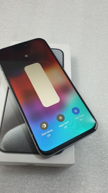 Apple iPhone: IPhone 15 Pro Max, Б/у, 1 ТБ, Белый, Чехол, Коробка, 100 %