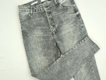 legginsy z marszczeniem na pupie allegro: Jeansy damskie, Bershka, rozmiar L
