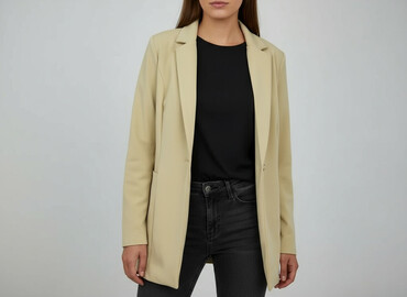 sukienki o kroju marynarki zara: Boohoo, Women's blazer, size S (EU 36)