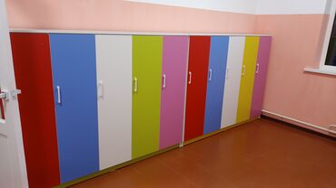 Шкафы для раздевалки: Шкаф для раздевалки, Новый, ЛДСП — 4