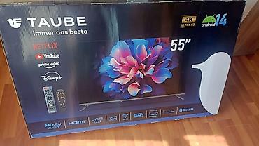 televizor markalari: Taube smart tv 140 ekran
55 inch
Yeni 
Karobkada
Satılır 500₼ — 3
