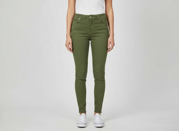 Women's Pants: Bershka, Material trousers for women, size M