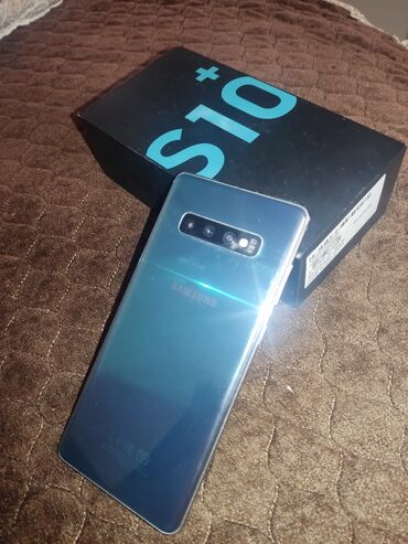 samsung kabel: Samsung Galaxy S10 Plus, 128 GB, rəng - Göy