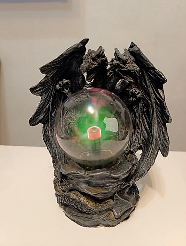 ofinger za stvari: Dekorativna lampa – “Zmajeva kristalna kugla” - Figura dva zmaja — 10