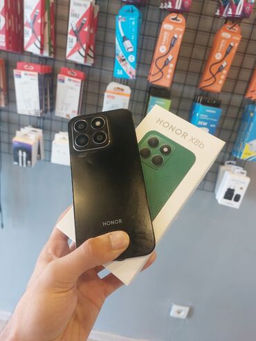 Honor: Honor X8b, 128 GB, rəng - Qara, Barmaq izi, İki sim kartlı, Face ID