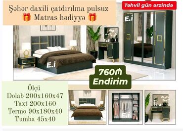 Divanlar: *Yataq dəsti 760Azn💥 ENDİRİM * ✔️Rəng seçimi var *🎁Matras hədiyyə* ✔️