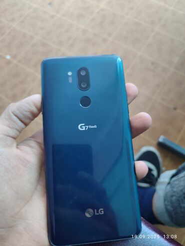 портативная камера: LG G7 Thinq, Б/у, 64 ГБ, цвет - Синий, 1 SIM