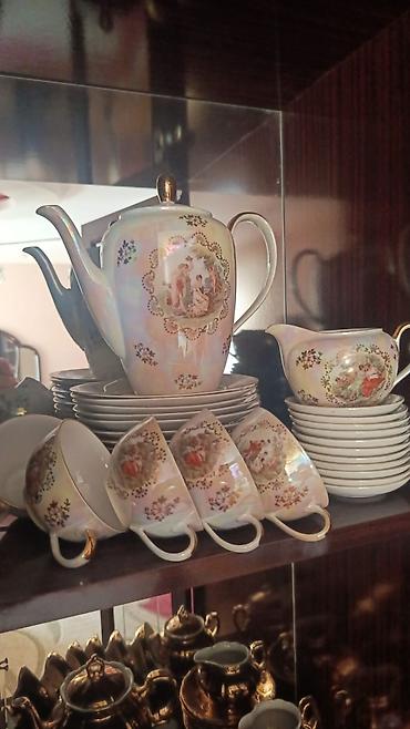 çay serviz: Çay dəsti, rəng - Ağ, Farfor, Madonna — 2