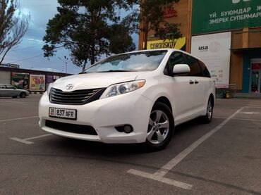белая toyota в Кыргызстан | Автозапчасти: Toyota Sienna: 2.7 л | 2015 г. | Минивэн