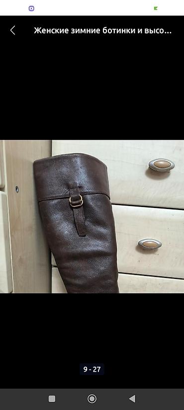 Сапоги: Женские зимние ботинки - Цвет: черный - Материал верха: замша/нубук — 6