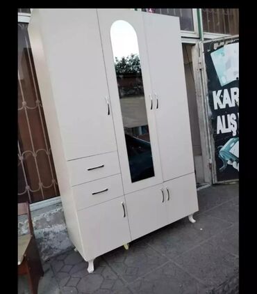 Dolablar: Yeni, Açılan, 3 qapılı Düz dolab, Qarderob, paltar dolabı, Azərbaycan — 4
