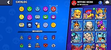 dvd oyun: Brawl Stars hesabı – tam kolleksiya, yüksək trophy və nadir — 10