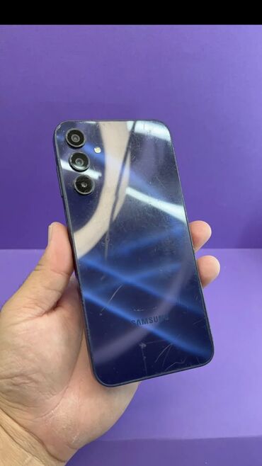 Samsung: Samsung Galaxy A15, Б/у, 128 ГБ, цвет - Синий, 1 SIM, 2 SIM — 1