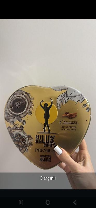 lux coffee: Məhsul: Melissa Lux Premium instant Türk qəhvəsi – ürək formalı metal — 3
