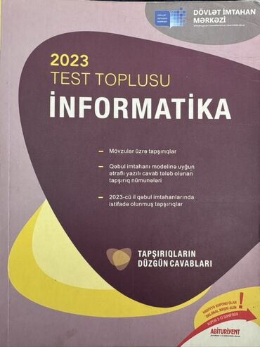 Tədris ədəbiyyatı: Dərs vəsaiti və test topluları dəsti - İnformatika – Faiq Məmmədov — 2