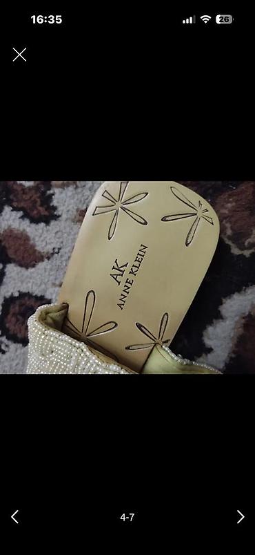 Босоножки, сандалии, шлепанцы: Сандали кожа с Европы качественные, вышито из бисера — 4