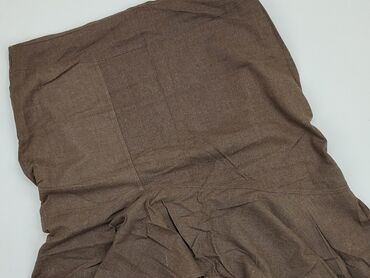 spódnice brązowa midi: Skirt, L (EU 40), condition - Good