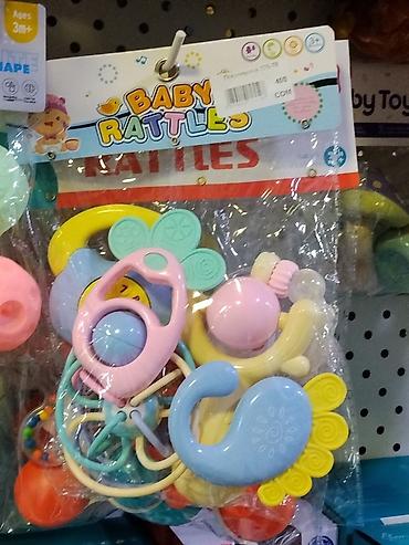 набор погремушек: Набор погремушек для малышей BABY RATTLES (возраст 3+ месяца). - В — 1