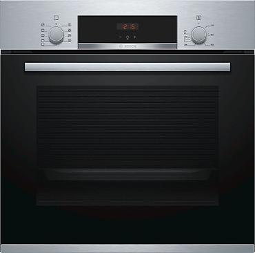 asus baki: Quraşdırılan soba BOSCH HBF534ES0Q – Serie 4, 66 L, EcoClean, Gümüşü — 1