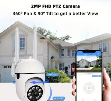 скрытые камеры видеонаблюдения для квартиры: 2MP FHD PTZ Ağıllı Kamera - 2MP Full HD görüntü keyfiyyəti - PTZ