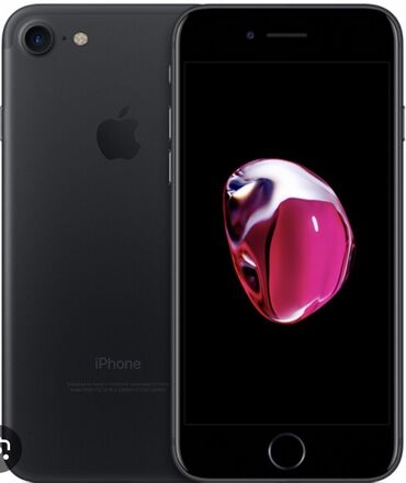 Apple iPhone: IPhone 7, Б/у, 32 ГБ, Черный, 100 %