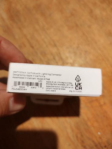 bežične slušalice za iphone cena: Earpods lightning konektor iphone slusalice koriscene bukvalno 10 — 4