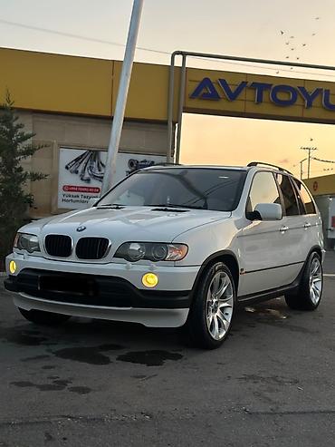 cangan cs 35: BMW X5 (E53) – ağ rəng, benzin, avtomatik ötürmə, tamötürücülü SUV — 2