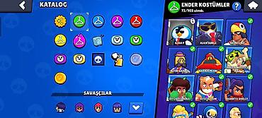 Digər oyun və konsollar: Brawl Stars oyunu üçün hesab - Kupa: 43.558 - Gücləndiricilər, mağaza — 2