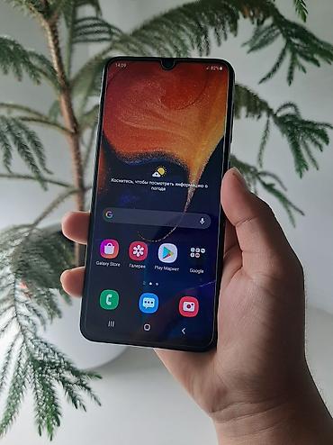 мик ош: Samsung Galaxy A50, Б/у, 64 ГБ, цвет - Серый, 2 SIM — 2