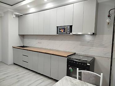 Кухонные гарнитуры: Кухонный гарнитур, Новый, цвет - Серый, МДФ, Бесплатная доставка — 33