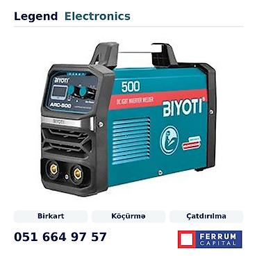 kreditle drel: Elan başlığı: Qaynaq inventeri Biyoti ARC-500 Biyoti ARC-500 DC IGBT — 1