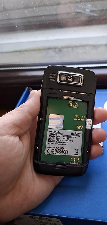 nokia sensor: Nokia E72, < 2 GB Memory Capacity, rəng - Qara, Düyməli — 3