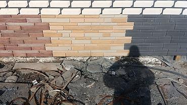 Фасадные сэндвич панели: Фасадные панели под кирпич - Материал: бетон/фибробетон (литые — 30