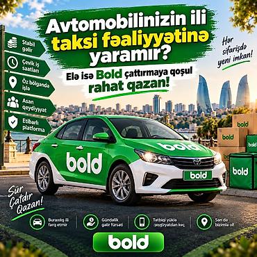 Taksi sürücüsü tələb olunur, Avtomobilin icarəsi, Həftəlik ödəniş, Təcrübəsiz lalafo.az -da Taksi sürücüsü tələb olunur, Avtomobilin icarəsi, Həftəlik ödəniş, Təcrübəsiz