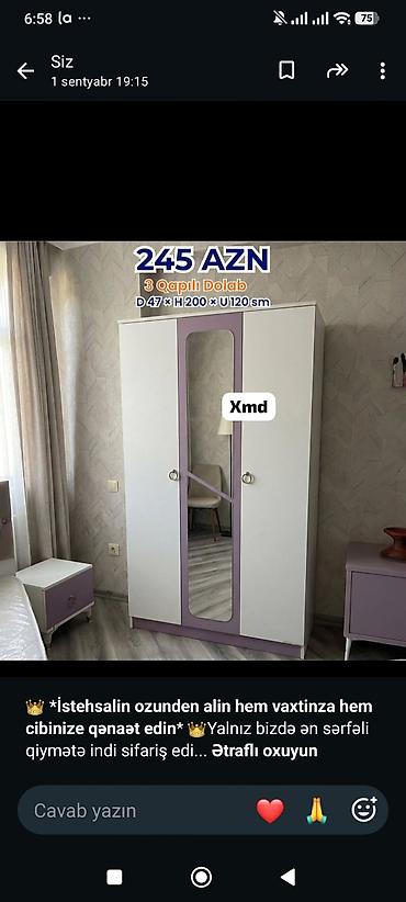 mebel skaf: 👑 **İstehsalin ozunden alin hem vaxtinza hem cibinize qənaət edin** — 1