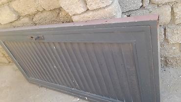 Metal qapı paneli - Material: qalın metaldan, möhkəm konstruksiya -