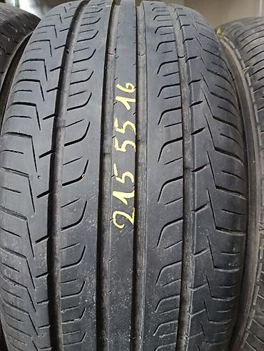 255 60 16: Шины 215 / 55 / R 16, Лето, Б/у, 1 шт, Легковые, Япония — 1