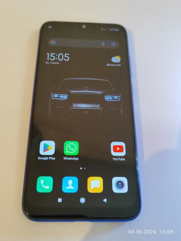 телефон а 7: Xiaomi, Redmi Note 7, Б/у, 64 ГБ, цвет - Синий, 2 SIM