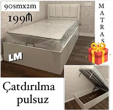 madeyra matras: *Tək bazalı çarpayı*👑 _*SİFARİŞLƏ VƏ YENİ*_ *Qiymət : 199₼* Ölçü  — 1