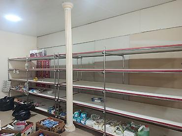 divar rəf: Mağaza üçün metal karkaslı vitrin rəfləri - Modul konstruksiya — 7