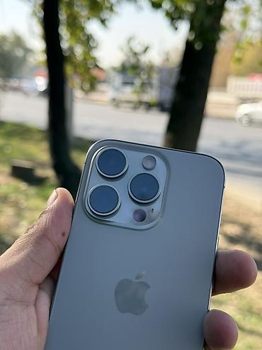 apl: IPhone 15 Pro, Б/у, 256 ГБ, Natural Titanium, Защитное стекло, Чехол, 85 % — 2