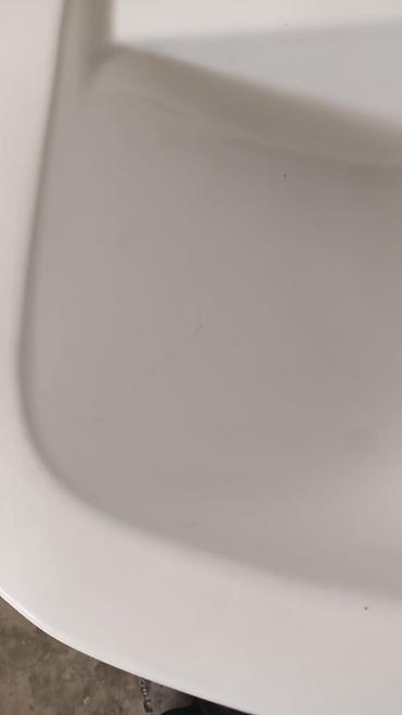 temiz su: Keramik pilyastrlı əl-üz yuyan lavabo - Material: yüksək keyfiyyətli — 3