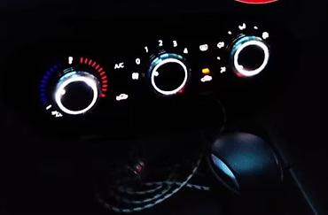 св: Mazda 6 .Алюминиевые ручки управления климатом с белой подсветкой для — 2