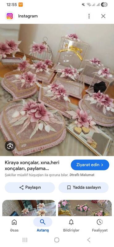 Xonçalar: Xınayaxdı və nişan mərasimləri üçün bəzəkli xonça her nov gul -da lalafo.az — 3 Xonçalar: Xınayaxdı və nişan mərasimləri üçün bəzəkli xonça her nov gul — 3