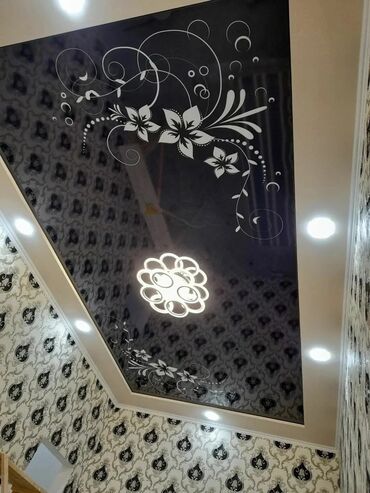 Натяжной потолок: Натяжной потолок Глянцевое, Матовое, 3D потолки Бесплатный замер, Гарантия, Бесплатная консультация — 9