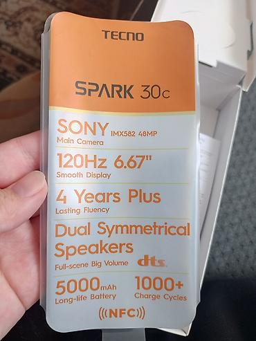Tecno: Tecno Spark 30C, Б/у, 256 ГБ, цвет - Белый, 2 SIM — 11